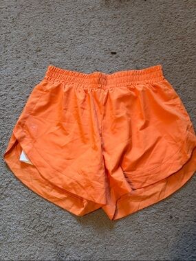 Bright Orange Athletic Running Shorts